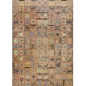 American Hooked Rug #21418