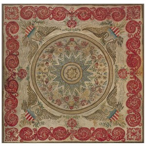 American Hooked Rug #25526
